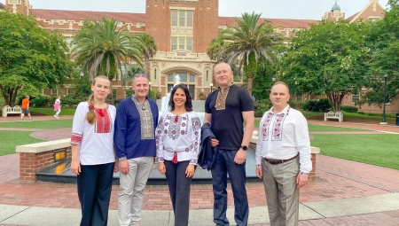 BridgeUSA Ukrainian Fellows at Florida State University 