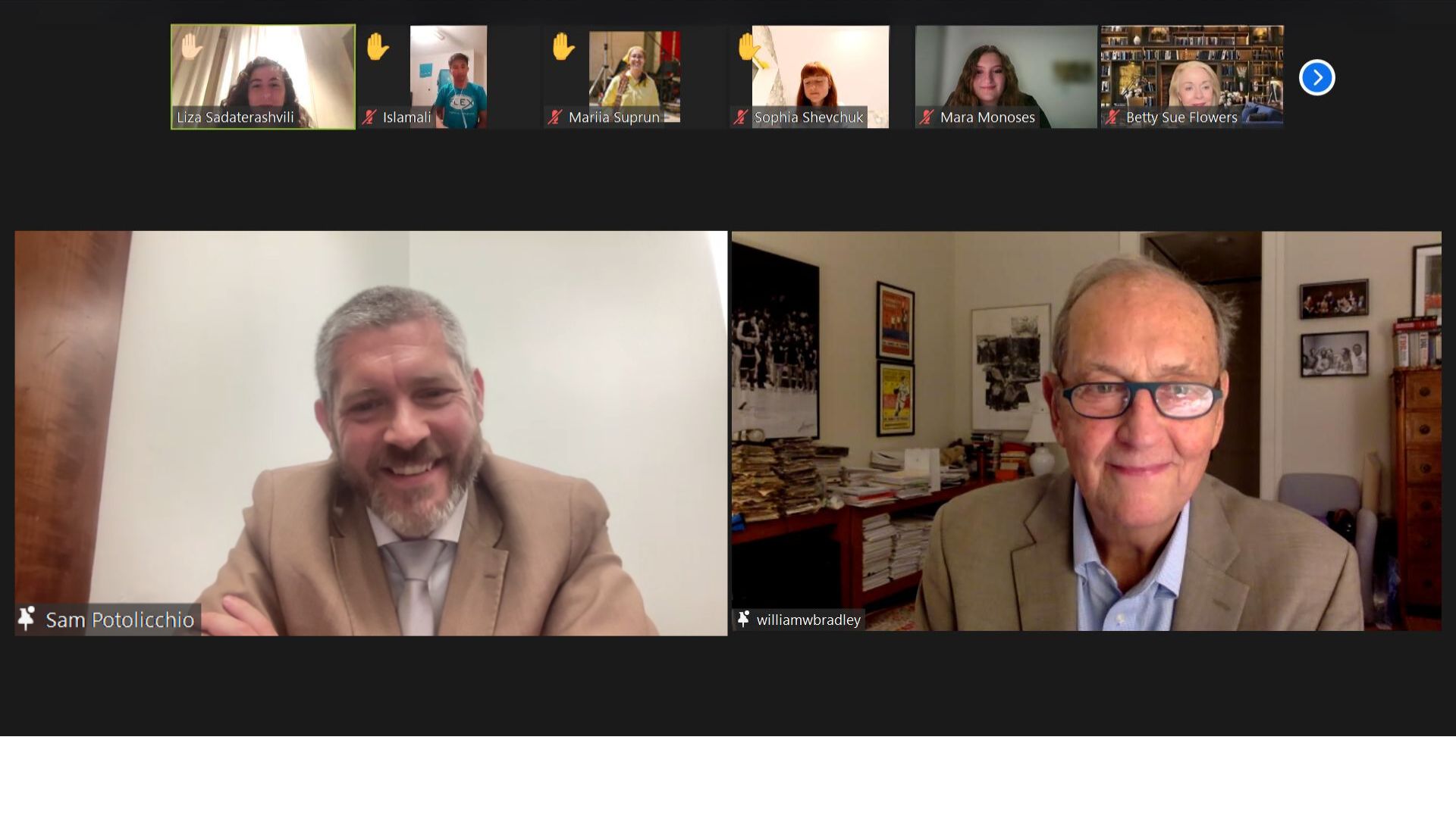 Dr. Potolicchio with Senator Bradley