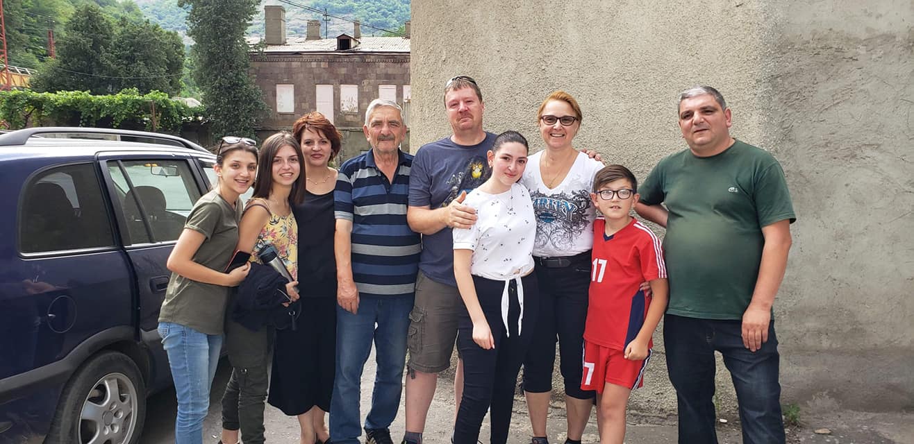 The Vickerman Family Visiting Soma (former host daughter) and her family in Armenia