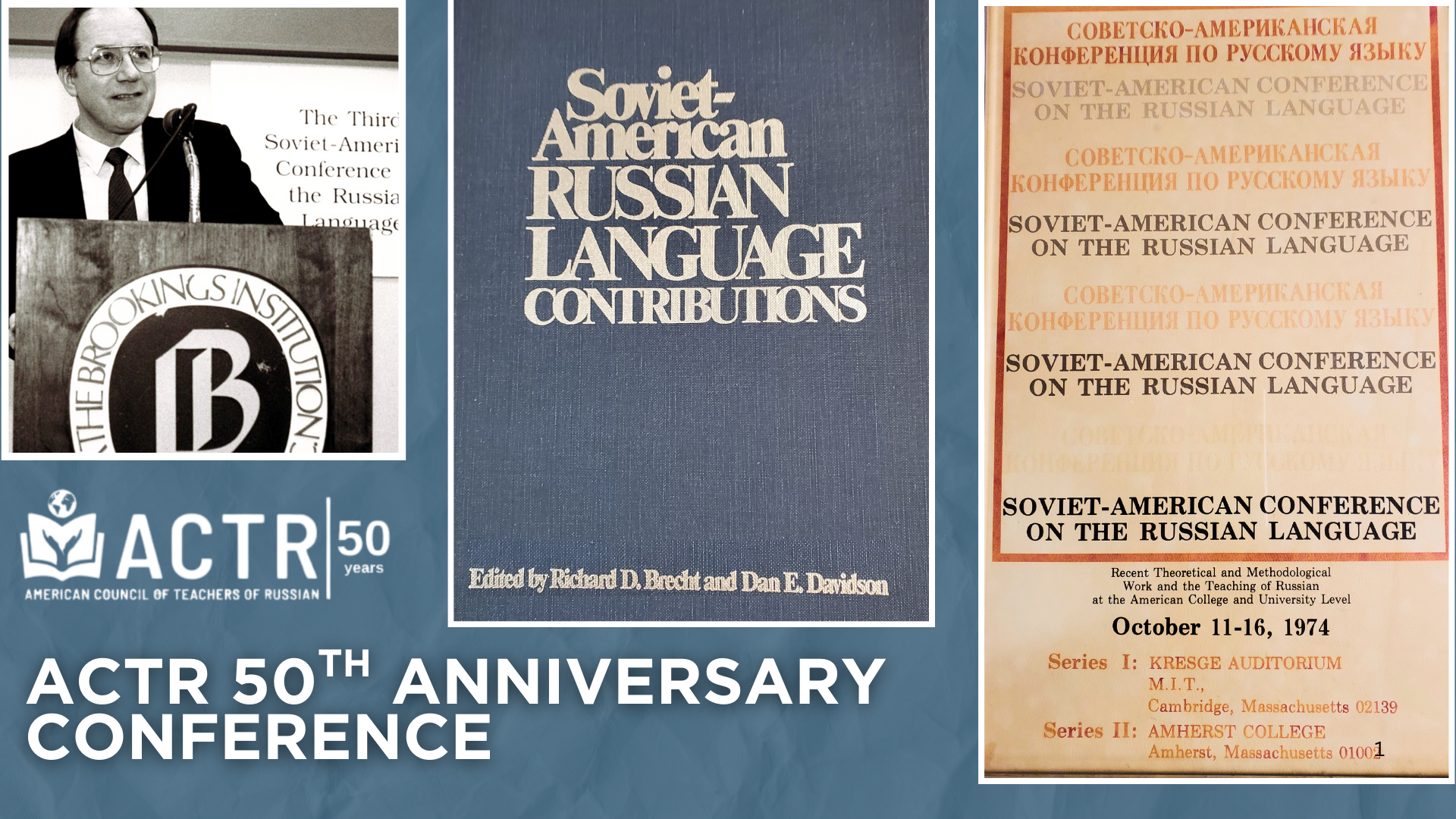 ACTR 50TH ANNIVERSARY CONFERENCE