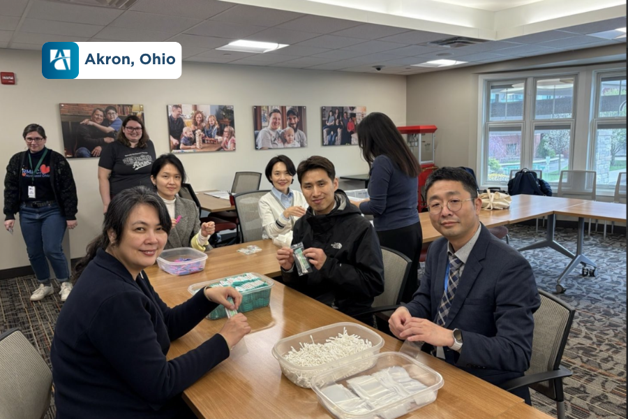 IVLP Cohort at the Ronald McDonald House in Akron, Ohio
