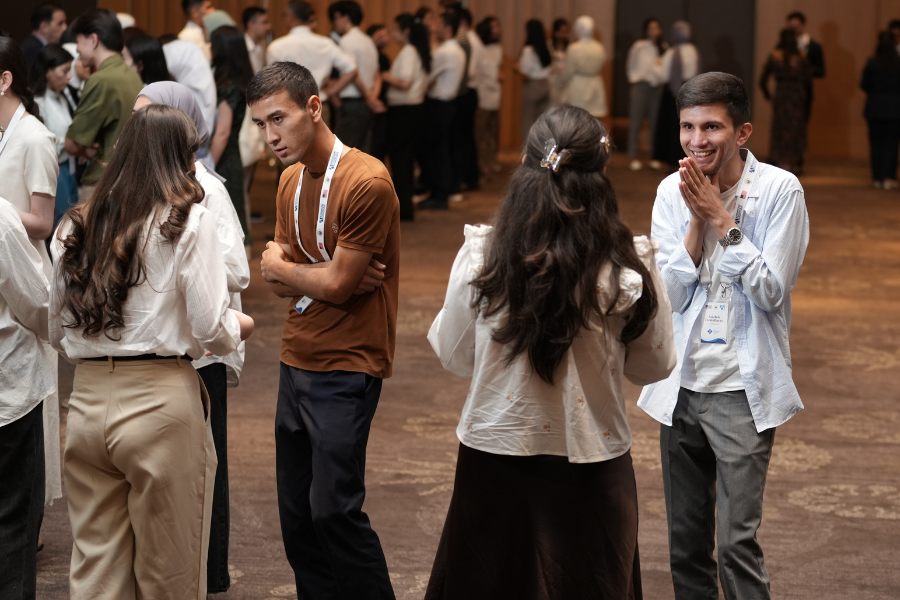 YPIP 2025_Two Male Participants Engaging with Internship Opportunities